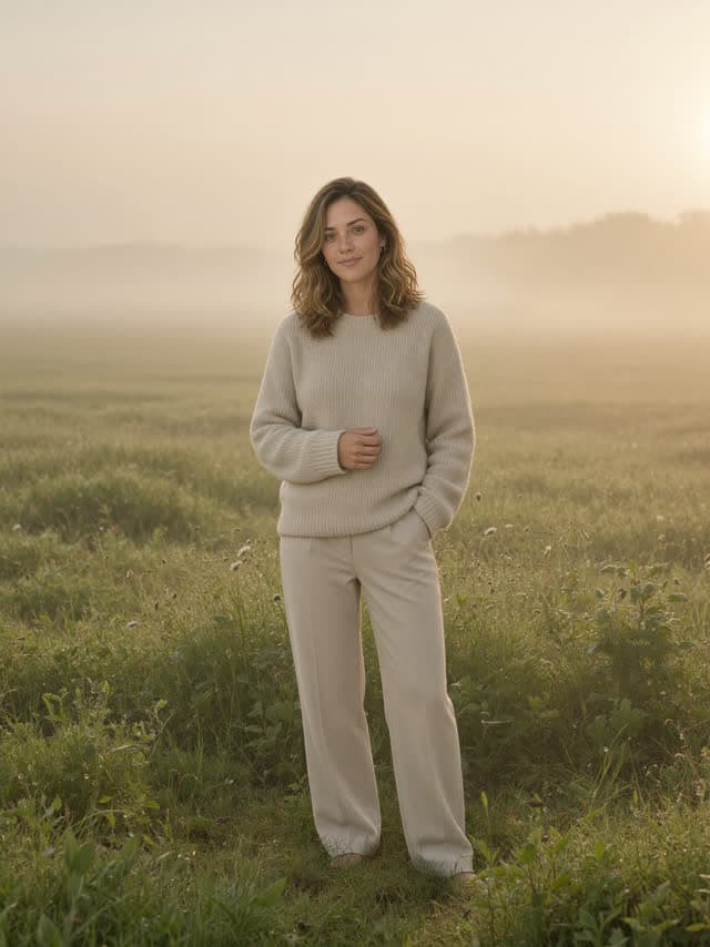 Maya in Foggy morning
