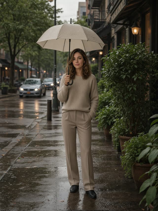 Maya in Rainy day
